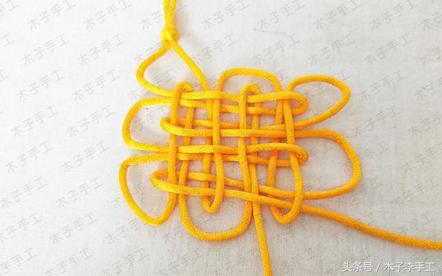 中国结小挂件简单编法,手工中国结挂饰简单又好看