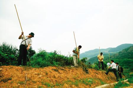 考古专用洛阳铲,考古学家用的洛阳铲