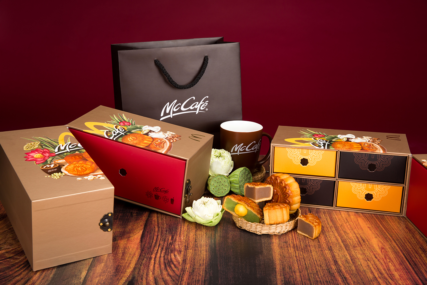 好看的月饼图案设计图片,好看的月饼独立包装