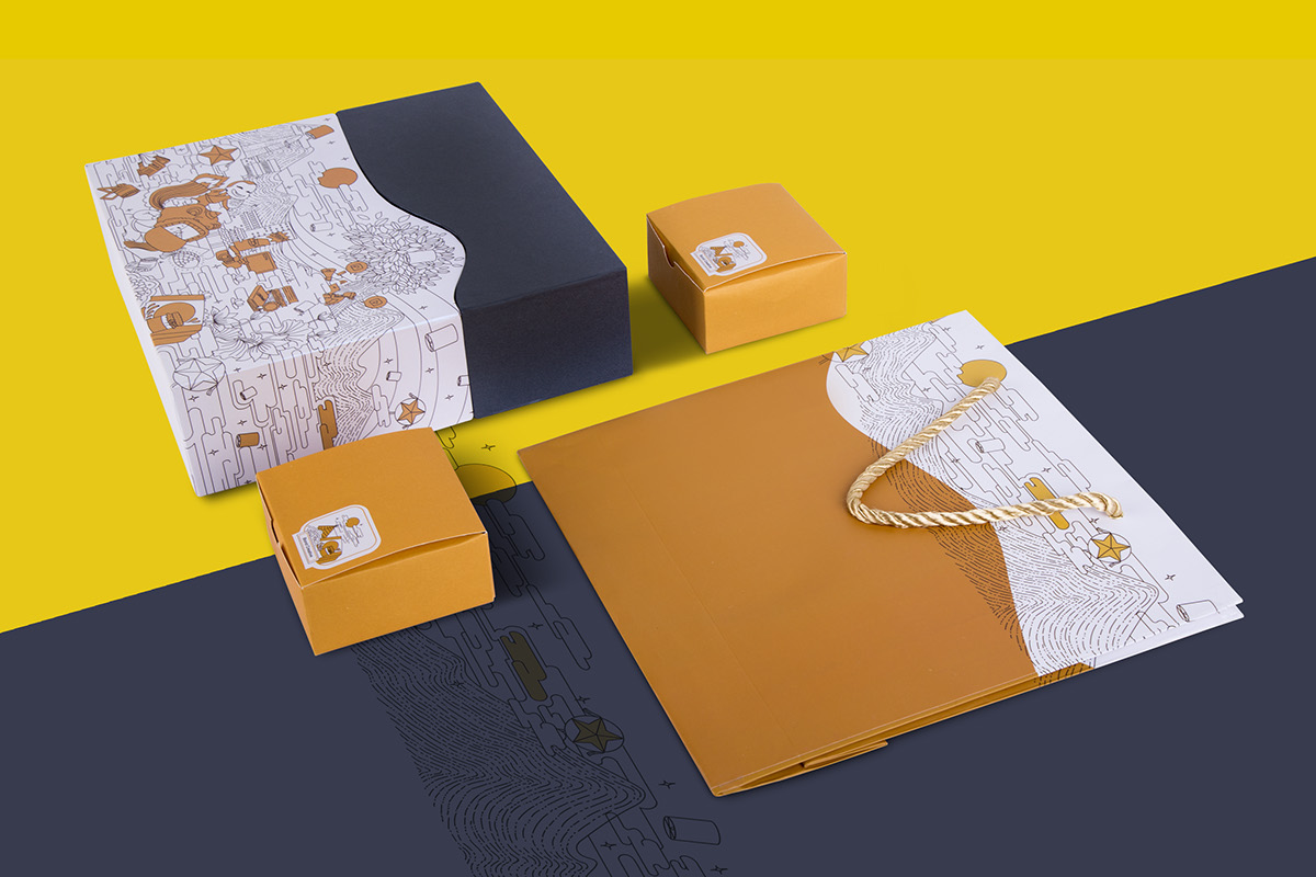 好看的月饼图案设计图片,好看的月饼独立包装