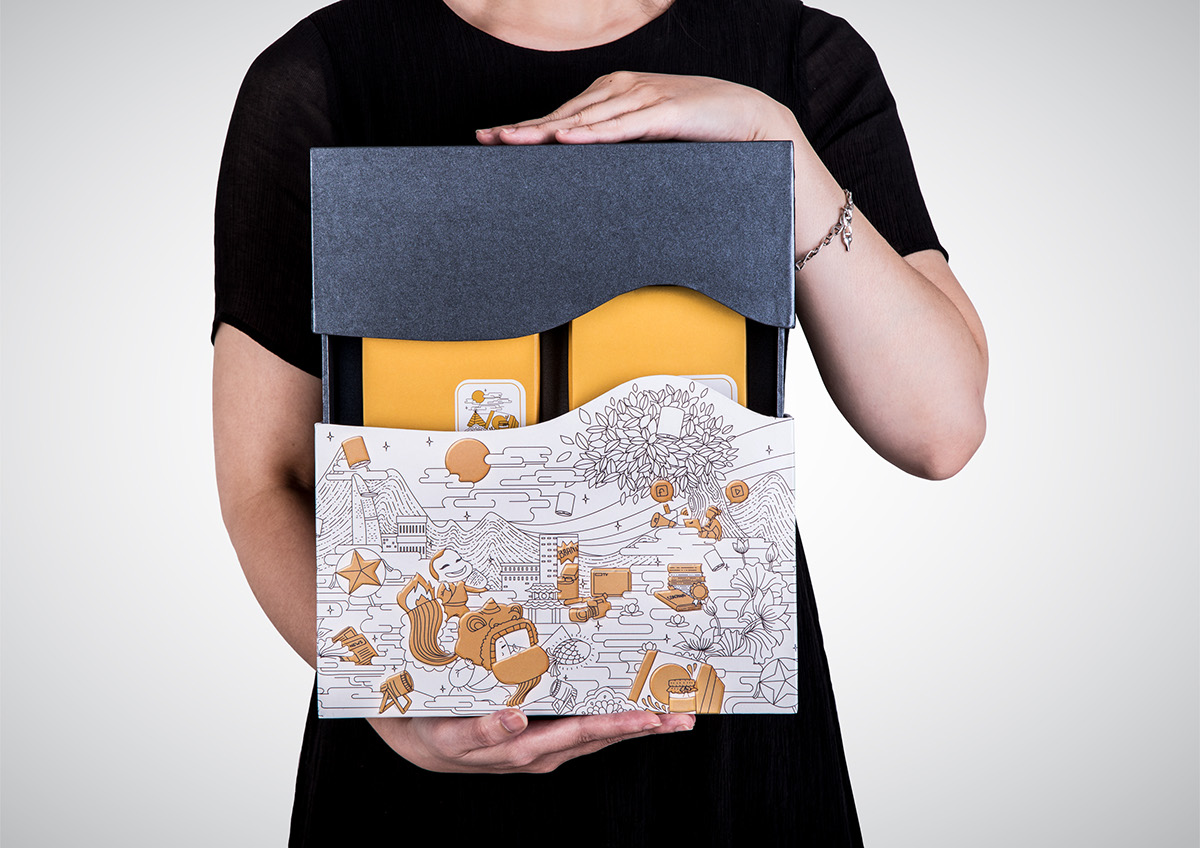 好看的月饼图案设计图片,好看的月饼独立包装