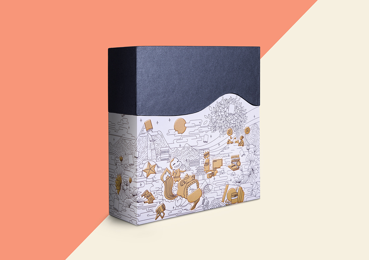 好看的月饼图案设计图片,好看的月饼独立包装