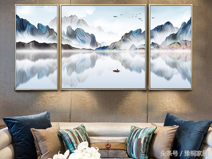 新中式全屋装饰画,新中式画装饰客厅