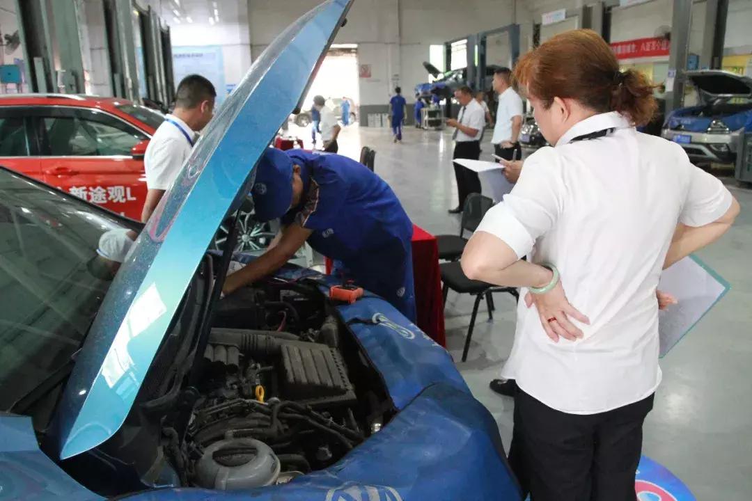 匠心挚诚工匠精神——上汽大众遵义申众集团举行售后技能竞技大赛