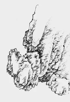 中国画山水技法教程松树,工笔山水皴法教学视频