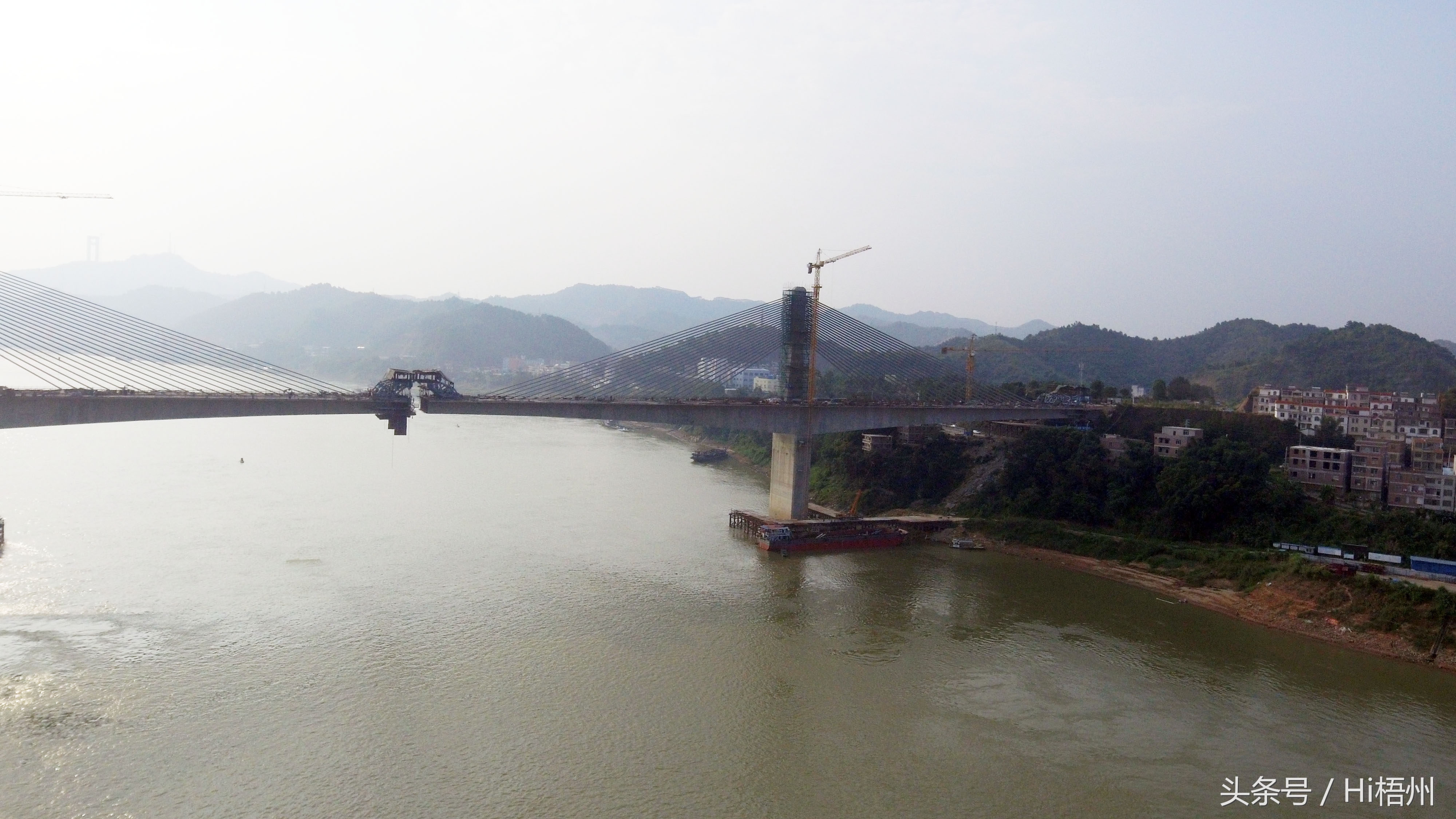 航拍扶典口西江特大桥,扶典口西江特大桥建设历程