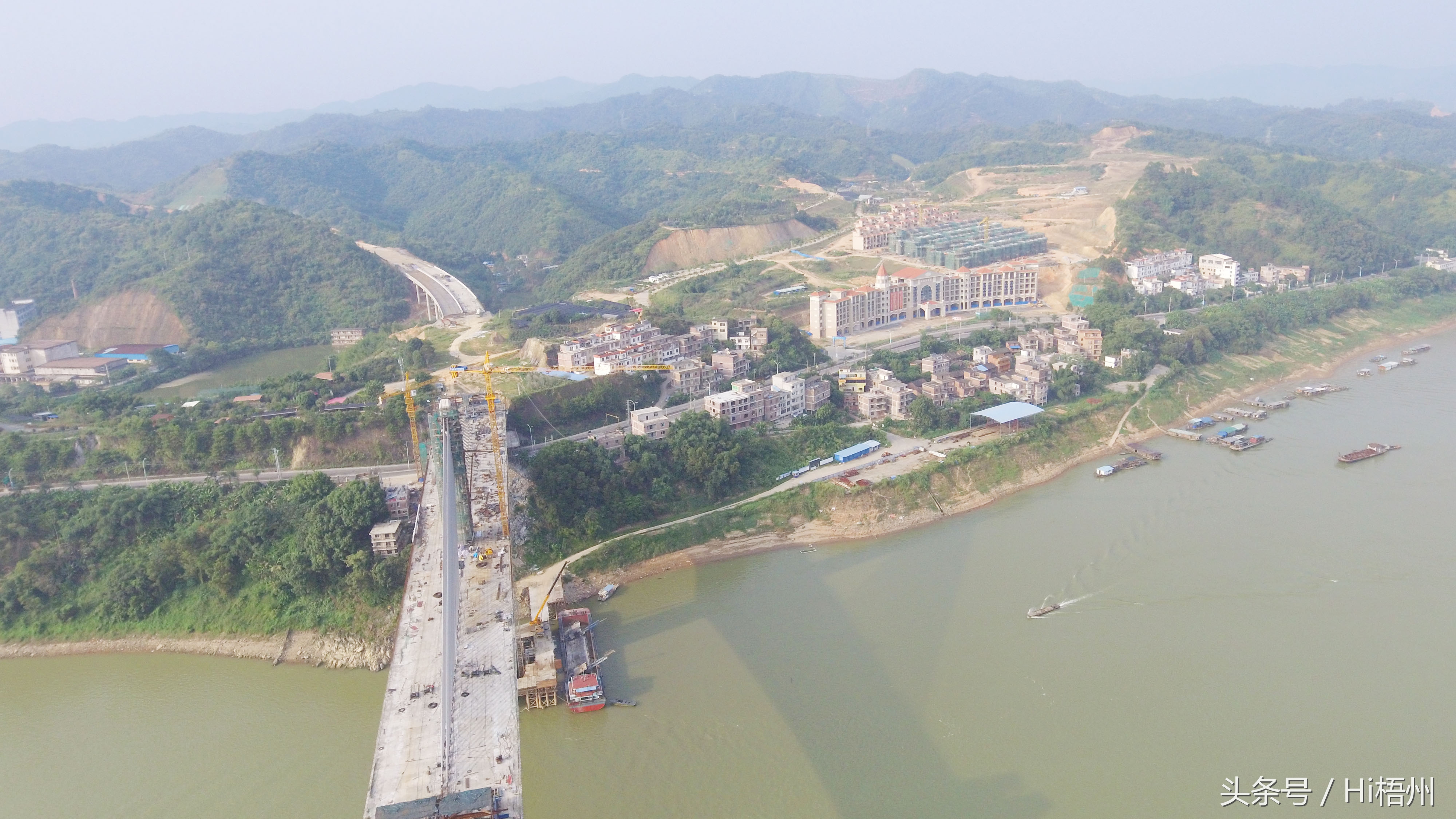 航拍扶典口西江特大桥,扶典口西江特大桥建设历程