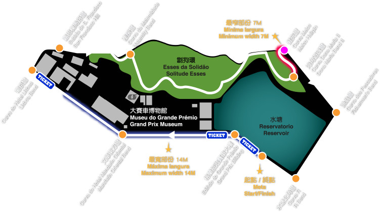 第70届澳门格兰披治大赛车,澳门格兰披治大赛车2014门票