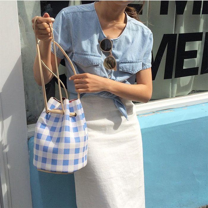 水桶包简单大方时尚潮流,水桶包百搭洋气秋冬可爱