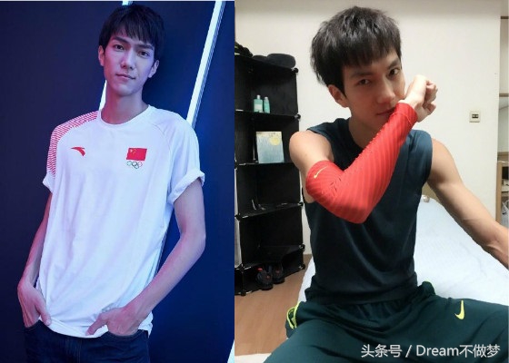 一个既是亚运冠军，又是学霸的帅气小哥哥！