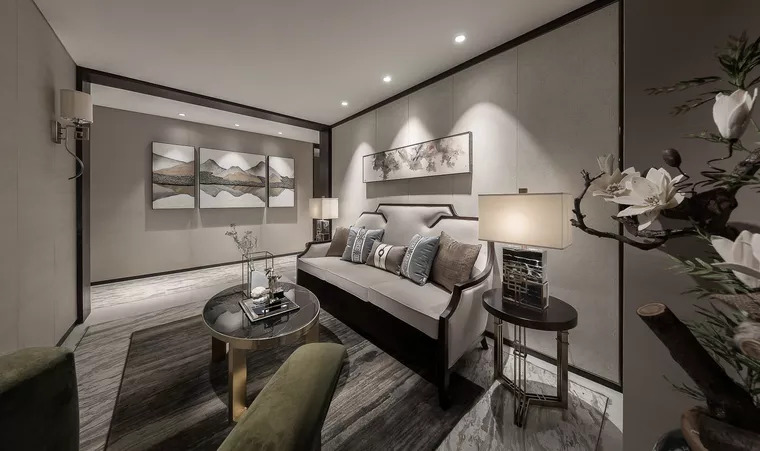 30款新中式背景墙设计案例欣赏,复古背景墙素材大全