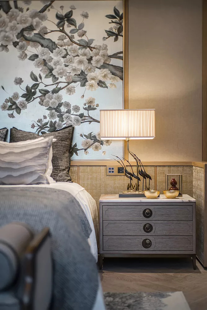 30款新中式背景墙设计案例欣赏,复古背景墙素材大全