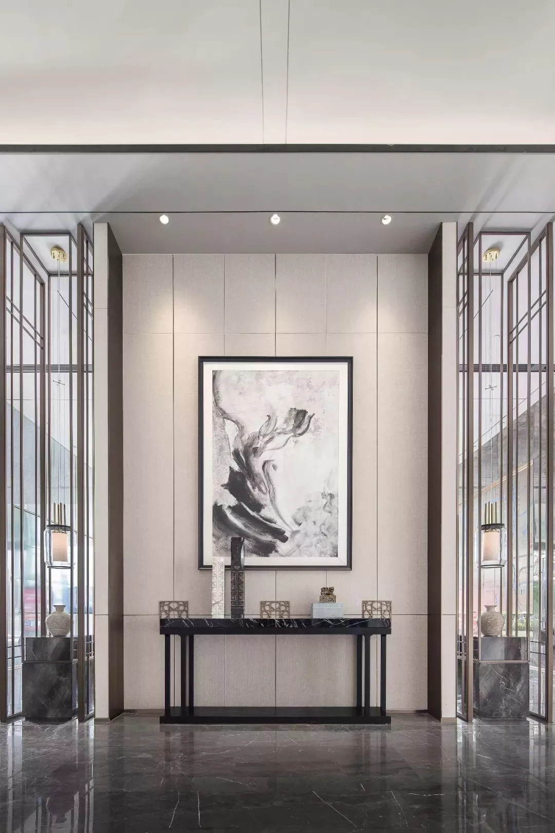 30款新中式背景墙设计案例欣赏,复古背景墙素材大全