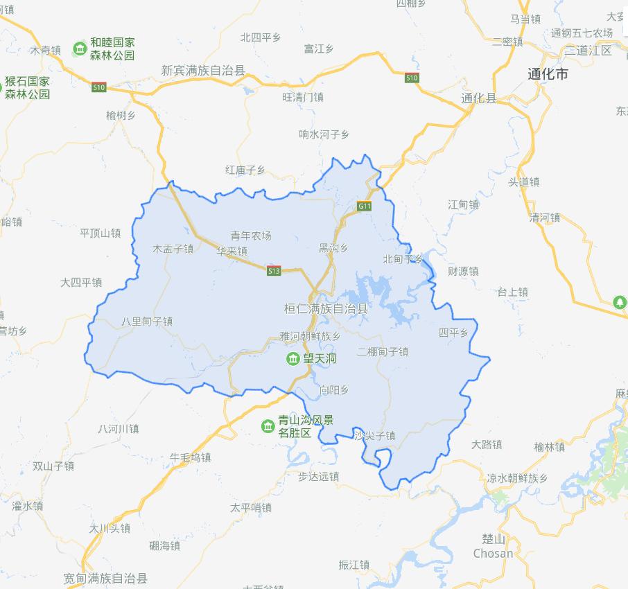 本溪市桓仁满族自治县,辽宁省桓仁县