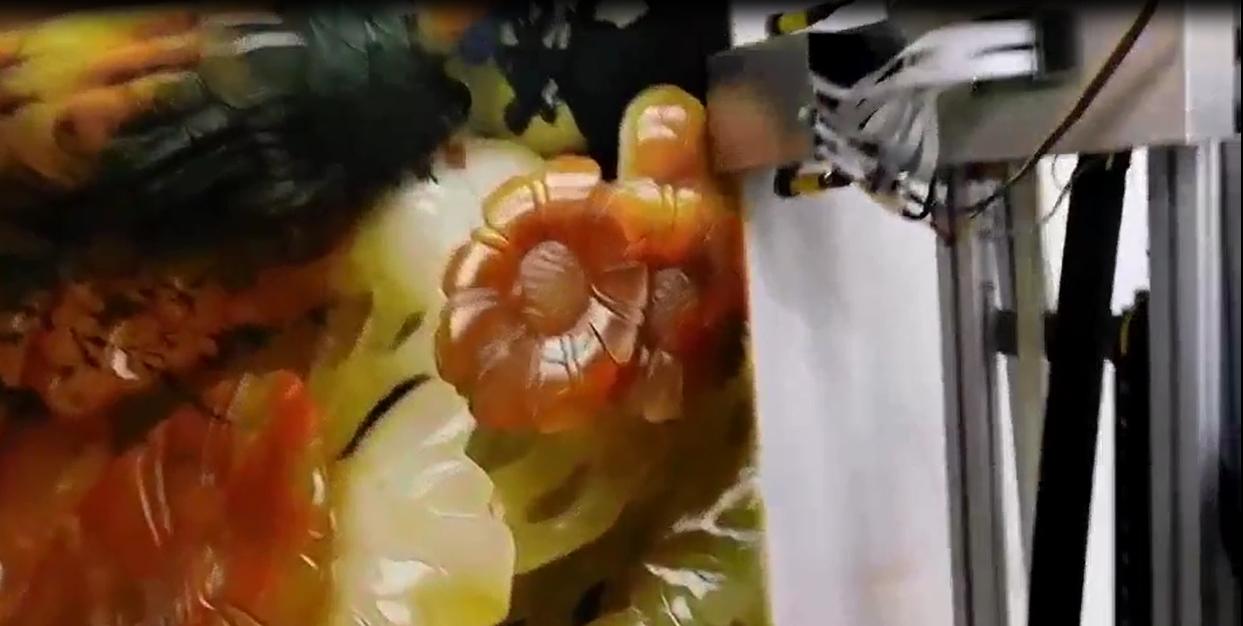 手工墙体彩绘跟彩绘机对比,彩绘机墙体彩绘