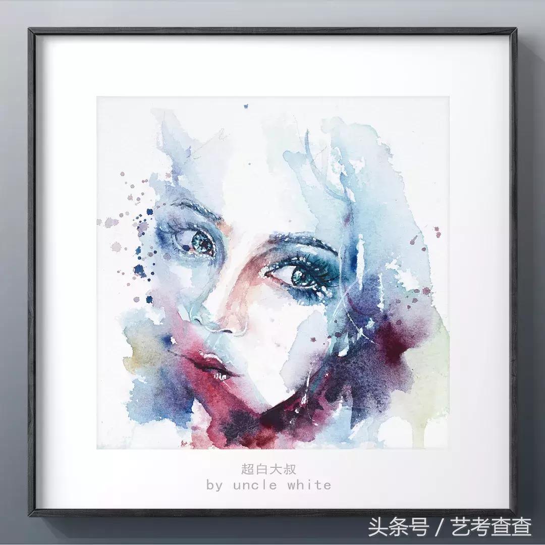 非常简单的水彩人物画法,简单的水彩小插画