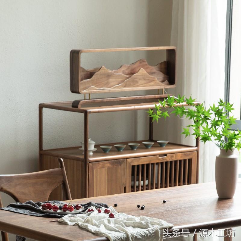 胡桃木极简中式家具,颜值最高的黑胡桃木家具