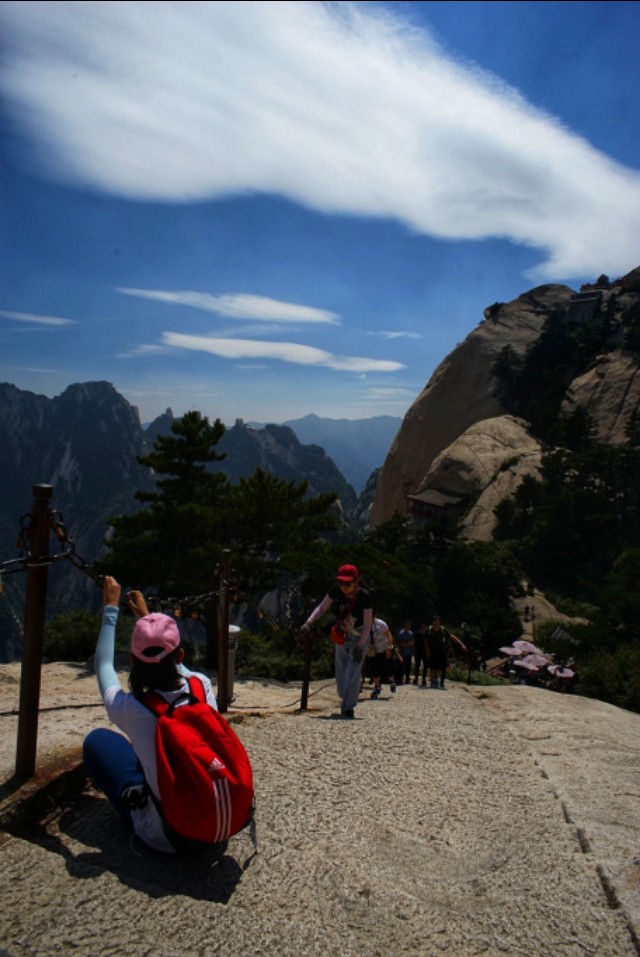 华山攻略一日游最省钱省力路线,华山自由行攻略北峰上