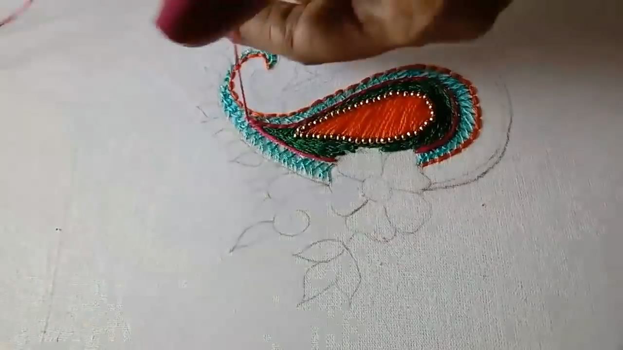 教你超级简单的刺绣,手工刺绣简单又好看教程