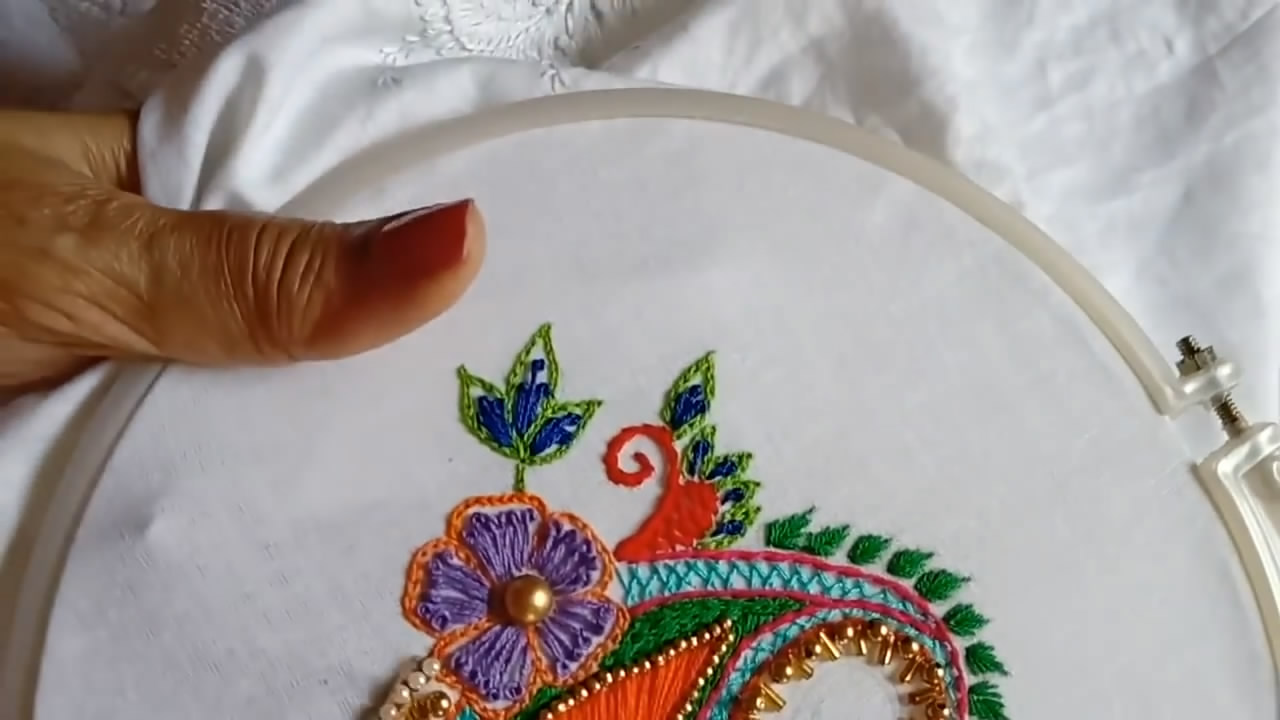 教你超级简单的刺绣,手工刺绣简单又好看教程