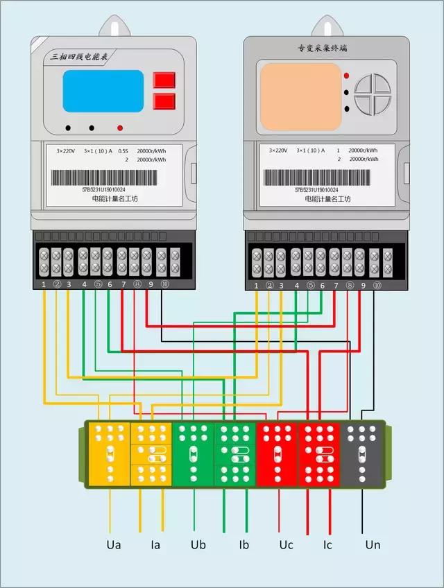 互感器电能表怎么接线,互感器接入式电能表怎么接线