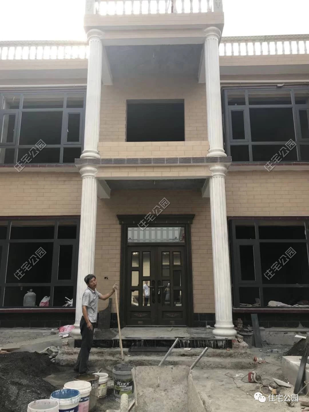 90后农村小伙花三年深山盖别墅,晒晒老家的农村自建房只花了68万