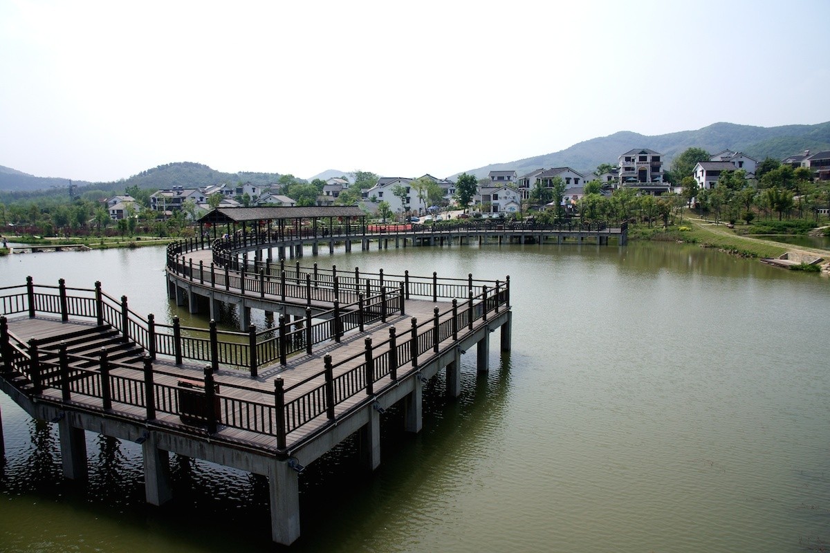 赏竹观荷，江宁石塘村