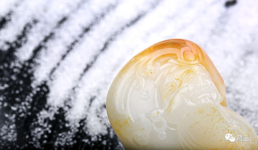 玉雕文财神和武财神图像,和田玉雕财神爷童子寓意