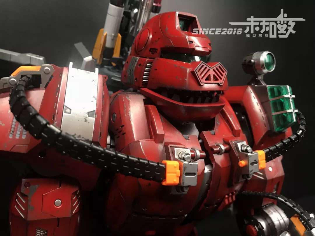 佳作：镇宅巨兽，猩红金刚，索斯机械兽模型涂装作品