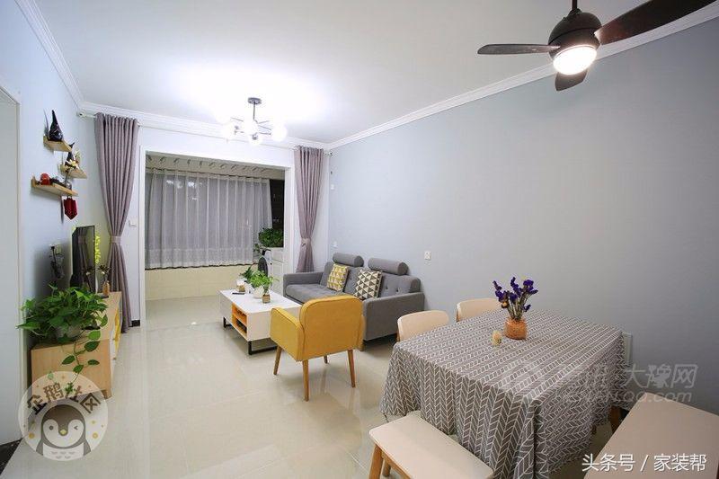 两室一厅80平北欧风装修效果图,120平北欧轻奢ins风装修