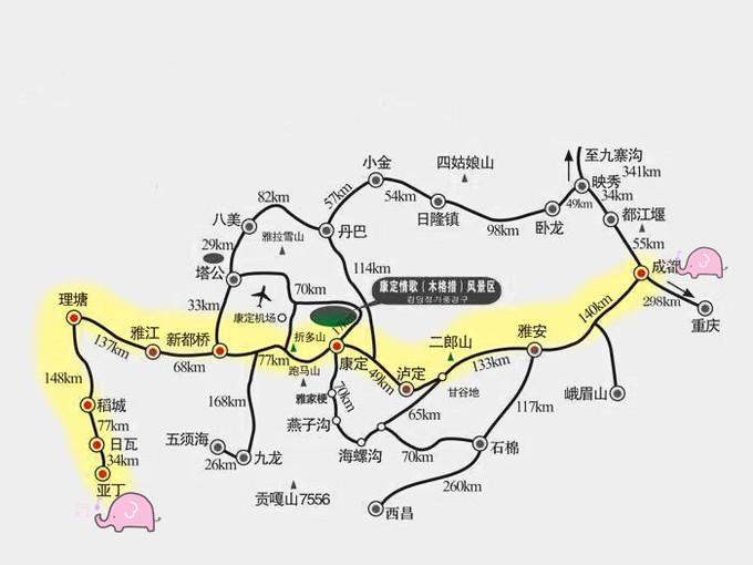 川渝自驾旅游攻略路线大全,川贵渝线自驾游路线图