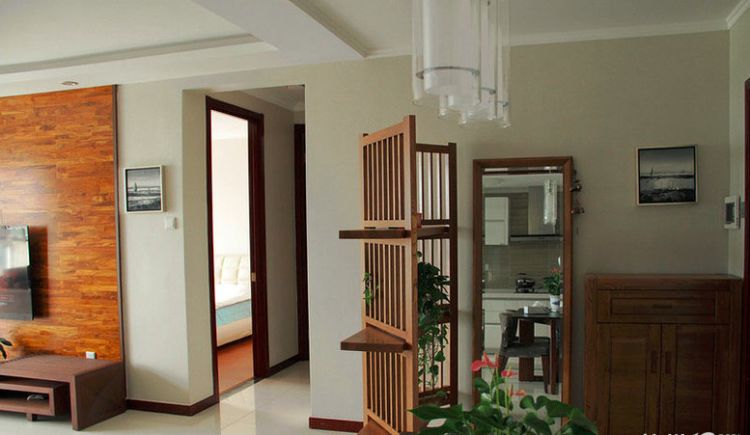 实木地板做电视墙,用木地板做电视墙