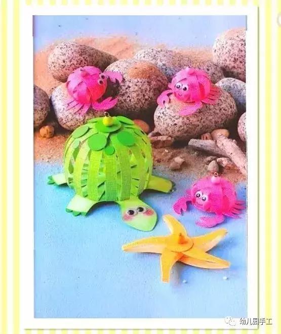 孩子彩色卡纸手工制作大全创意,卡纸球形立体图形手工制作大全