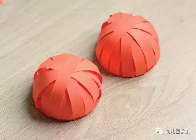 孩子彩色卡纸手工制作大全创意,卡纸球形立体图形手工制作大全