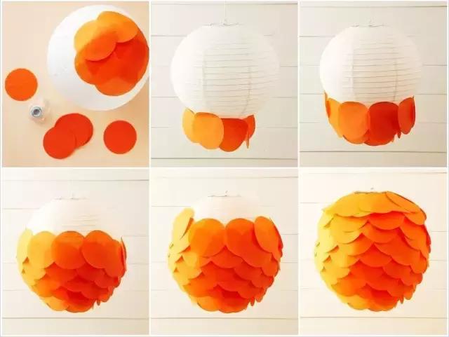 孩子彩色卡纸手工制作大全创意,卡纸球形立体图形手工制作大全