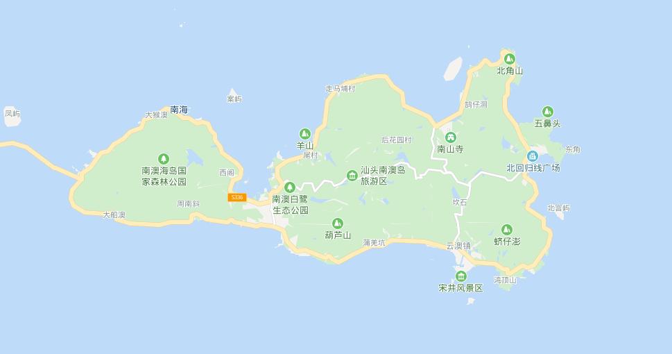 广东周边海岛东澳岛,距离广东附近比较近的海岛