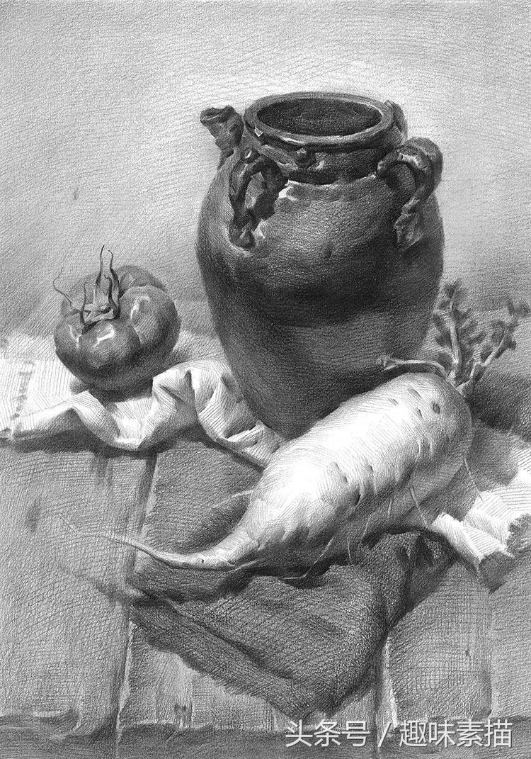 想画好素描头像先学会这三个方法,如何画好静物素描