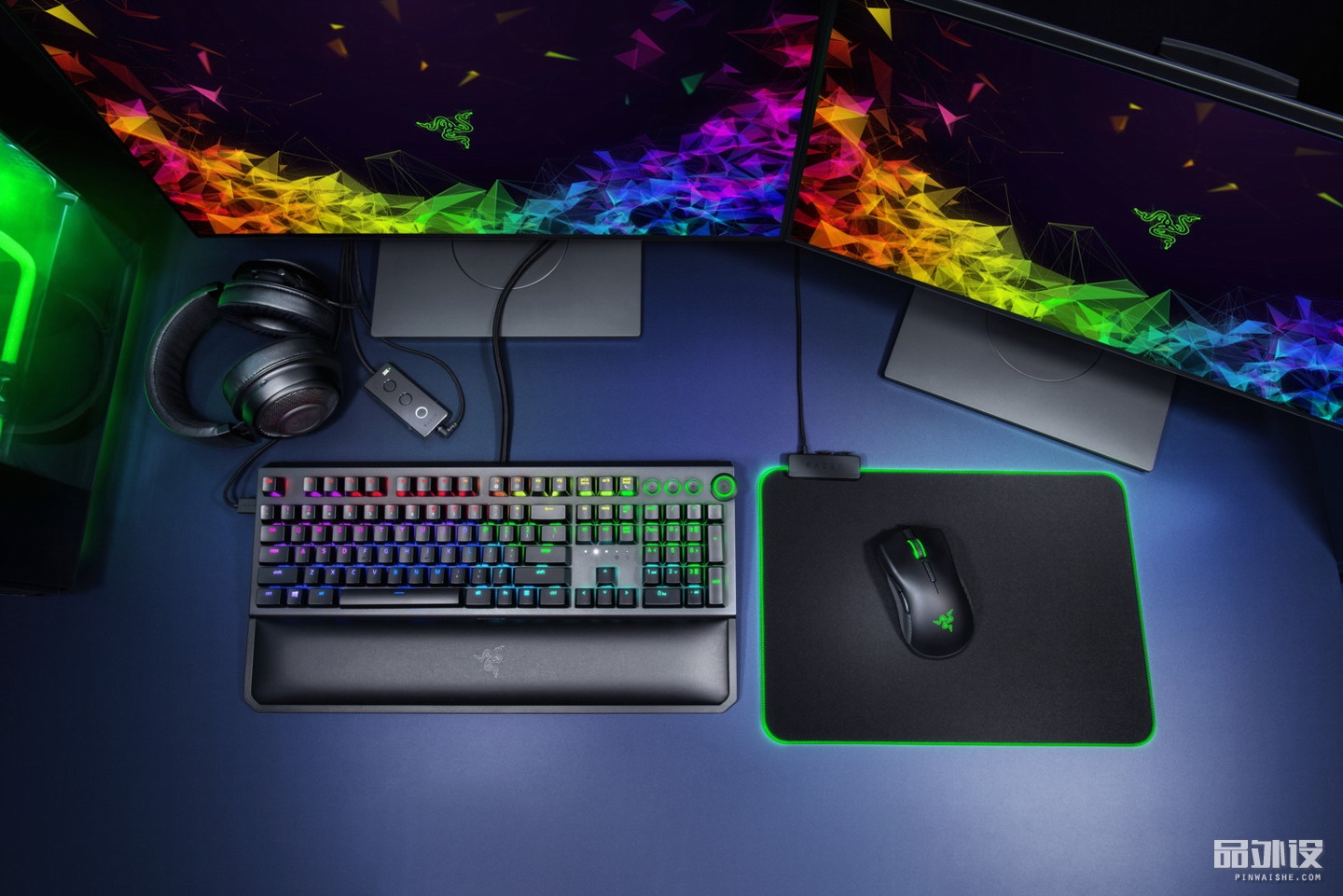 雷蛇2019黑寡妇幻彩版,雷蛇北海巨妖竞技版v1耳罩