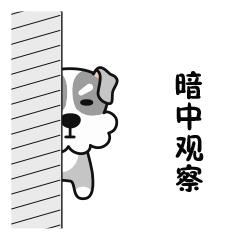 小狗拿着话筒跳舞表情包,小狗龇牙咧嘴的笑表情包