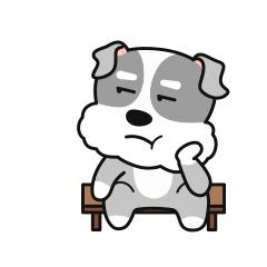 小狗拿着话筒跳舞表情包,小狗龇牙咧嘴的笑表情包