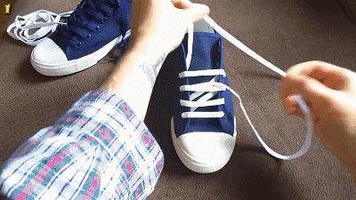 鞋带怎样穿才显你洋气大方呢,鞋带太长了怎么系好看又好穿脱