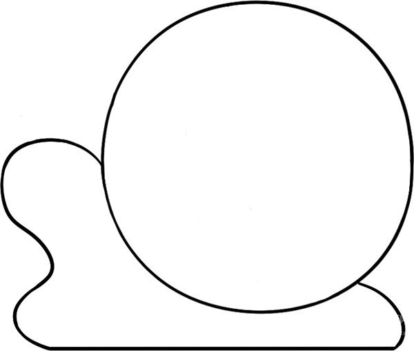 儿童简笔画入门动物0-3岁蜗牛,蜗牛简笔画儿童3-6岁简单