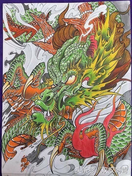传统龙纹身图片大全,传统龙纹身图集推荐
