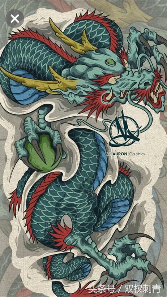 传统龙纹身图片大全,传统龙纹身图集推荐