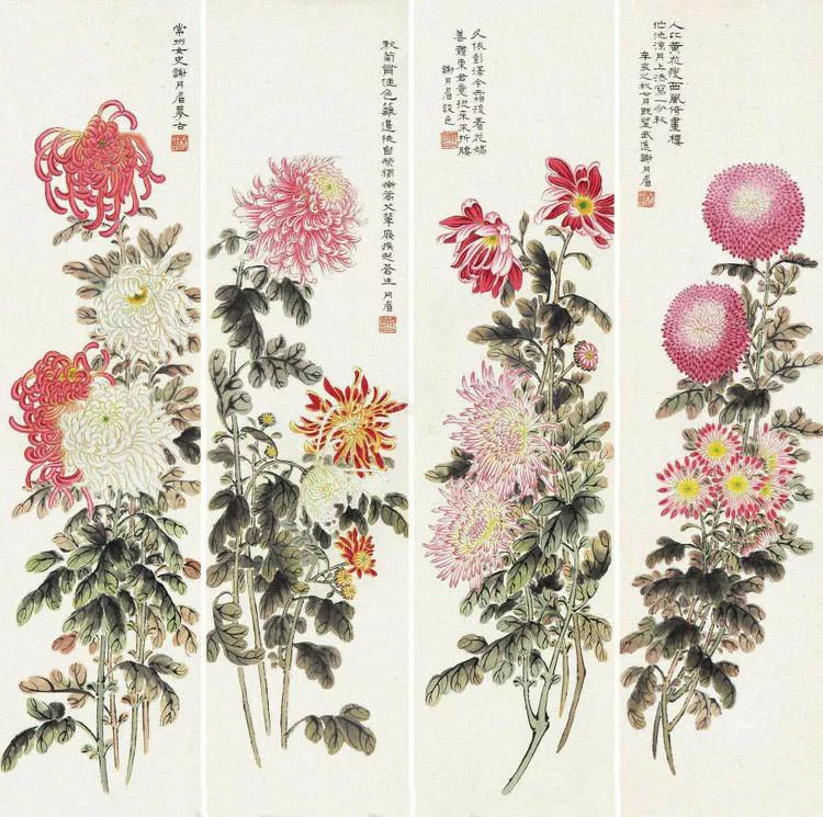 民国花鸟圣手大全,她凭自学成名堪称民国花鸟圣手