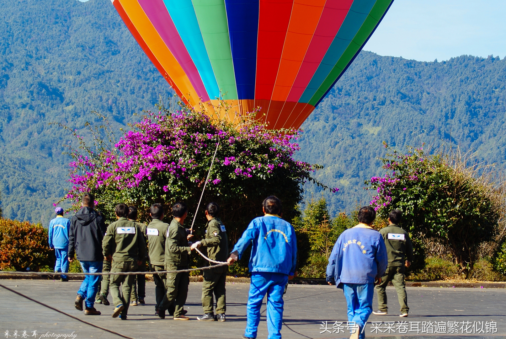 空山环葱郁日影幻太极神奇的大小空山之旅