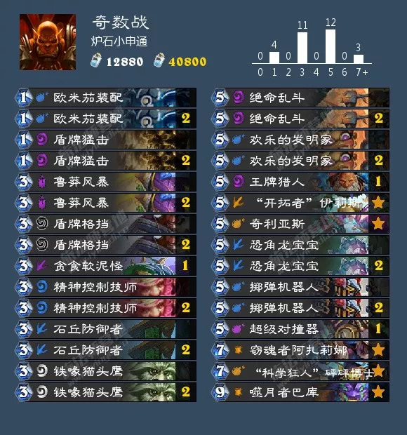 炉石传说砰砰计划萨满卡组推荐,炉石传说砰砰计划骑士卡组推荐