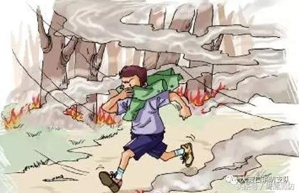 野外大火中的自救方法,野外起火小妙招
