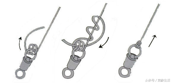 钓大鱼怎么配鱼钩图解大全,常见的鱼钩三种绑法