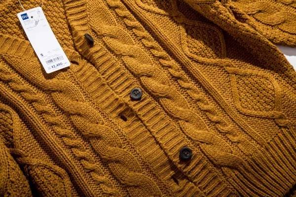 日本时尚博主AYA推荐=GU针织开衫全色系、全码数比较